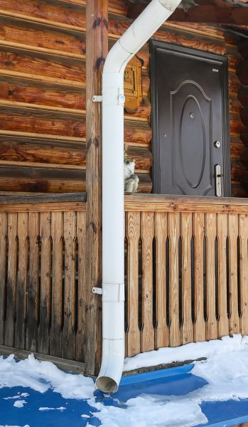 Cost of Porch Downspout Installation in Rome
