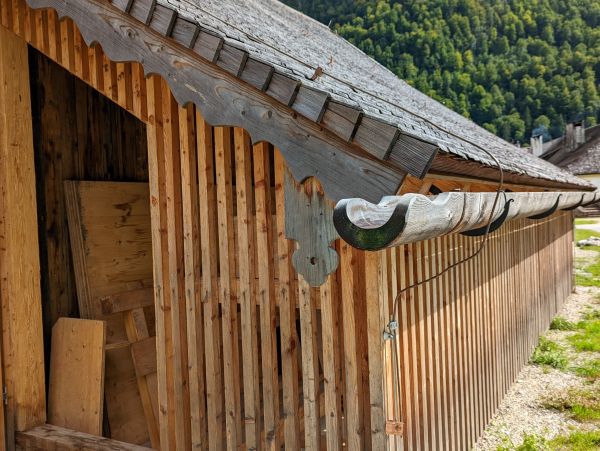 Wood Gutter Installation in Rome