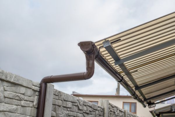 Plastic Downspout Installation in Rome