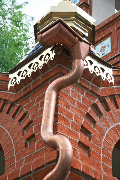 Church Downspout Installation in Rome